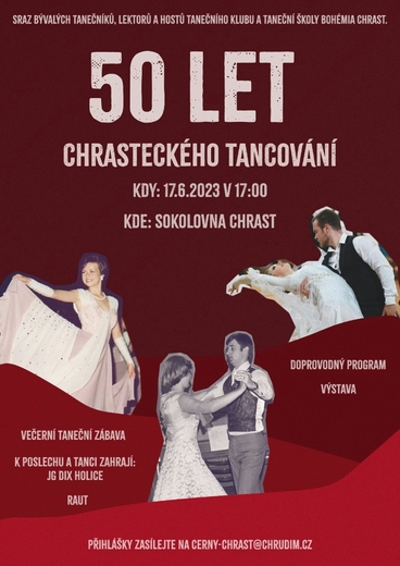 Chrastecké tancování -plakát
